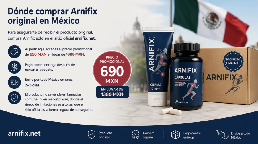 Arnifix — comprar el producto original en el sitio oficial en México
