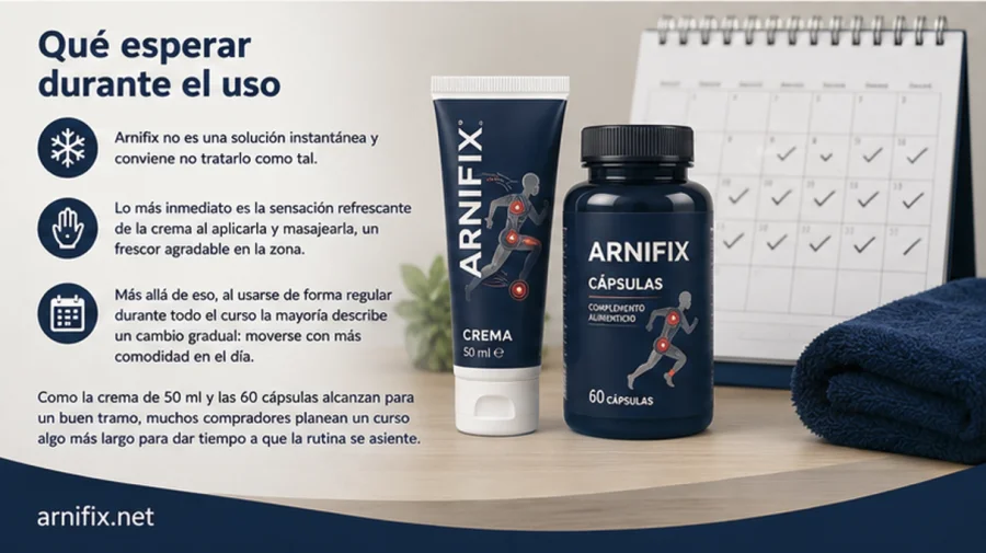 Arnifix — qué esperar durante el uso