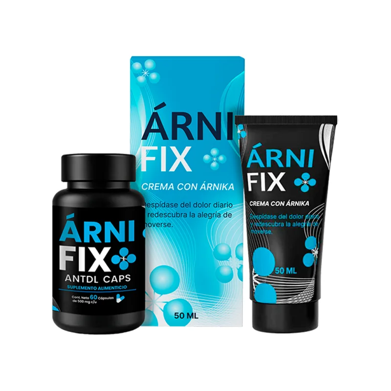Arnifix — set de crema con árnika y cápsulas ANTDL Caps